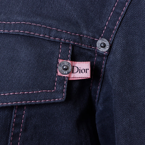 クリスチャンディオール Christian Dior デニムジャケット ブラック WS6507