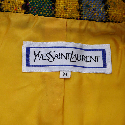 イヴ・サンローラン YVES SAINT LAURENT セットアップ マルチカラー WS6511