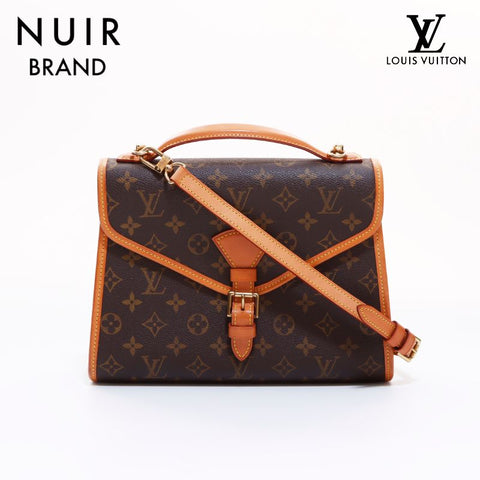 ルイ・ヴィトン LOUIS VUITTON モノグラム ベルエア ショルダーバッグ ブラウン WS6513