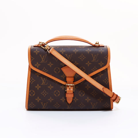 ルイ・ヴィトン LOUIS VUITTON モノグラム ベルエア ショルダーバッグ ブラウン WS6513