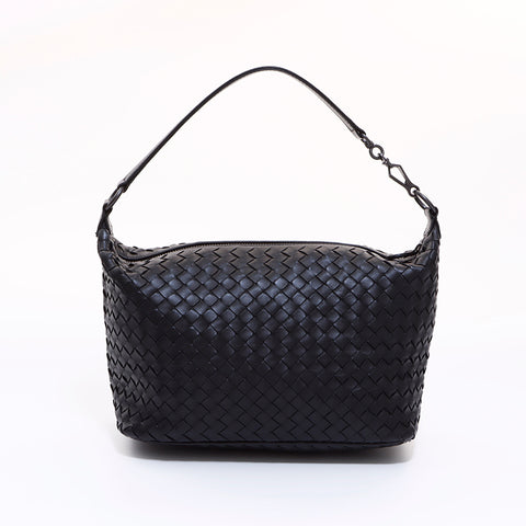 ボッテガヴェネタ BOTTEGAVENETA イントレチャート ショルダーバッグ ブラック WS6514