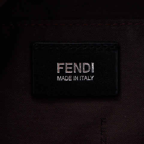 フェンディ FENDI ズッキーノ シルバー金具 ショルダーバッグ ブラック WS6520