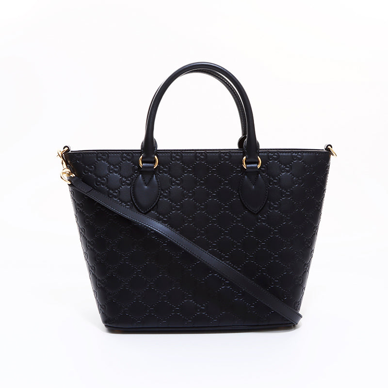 Gucci GUCCI Guccishima 2Way Shoulder Bag Black WS6521 – NUIR VINTAGE