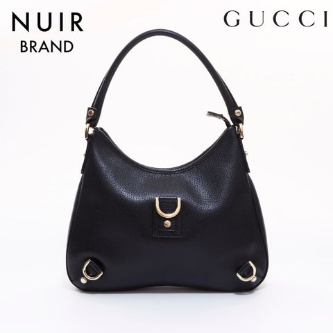 Gucci Abby Leather Shoulder Bag Black WS6526