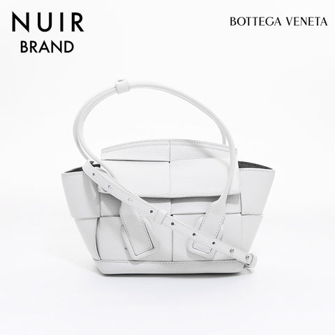 Bottegaveneta Leather 2-Way Handbag White WS6537