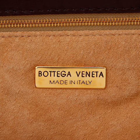 ボッテガヴェネタ BOTTEGAVENETA イントレチャート クラッチバッグ ブラウン WS6543