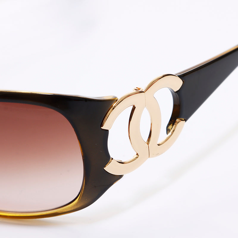 Chanel Coco Mark Sunglasses Brown WS6544 – NUIR VINTAGE