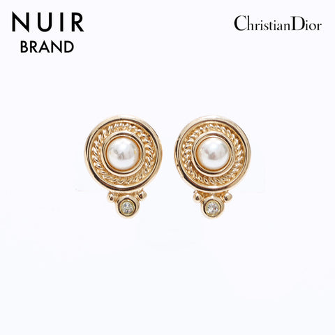 クリスチャンディオール Christian Dior イヤリング ゴールド WS6557
