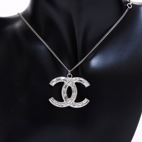 シャネル CHANEL ココマーク ネックレス シルバー WS6572