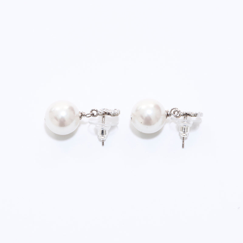 シャネル　ヴィンテージパールピアス シャネル CHANEL パール ココマーク ピアス シルバー WS6573 – NUIR
