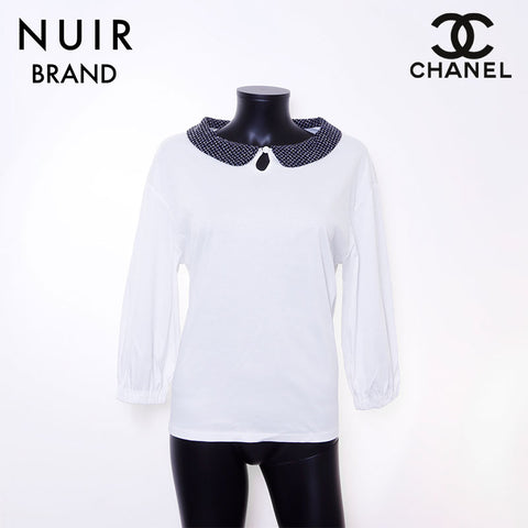 シャネル CHANEL size:40ツイード ポロシャツ ホワイト WS6583