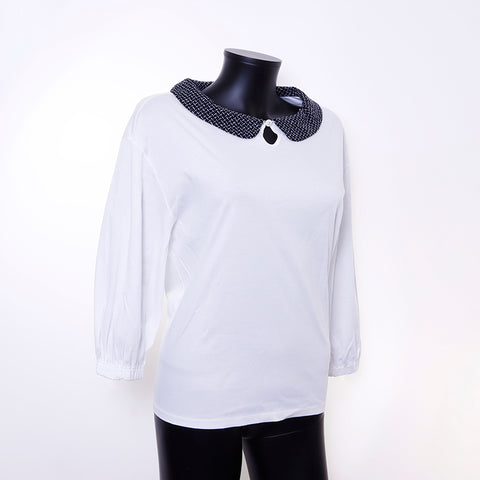 シャネル CHANEL size:40ツイード ポロシャツ ホワイト WS6583