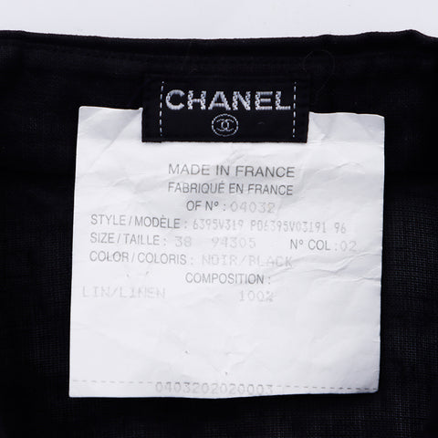 シャネル CHANEL size:38 長袖シャツ ブラック WS6584