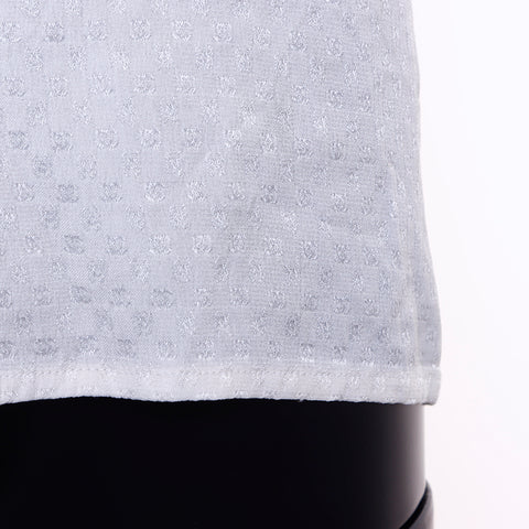 Chanel Coco Mark Long Sleeve Shirt White WS6590