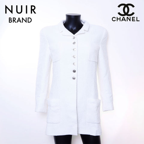 シャネル CHANEL size:44ツイード コート ホワイト WS6598