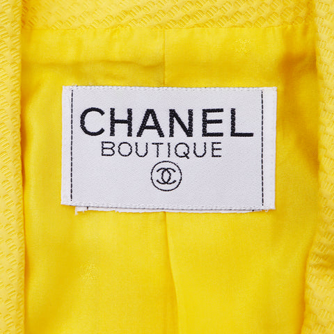 Chanel size:36 jacket skirt set yellow WS6602