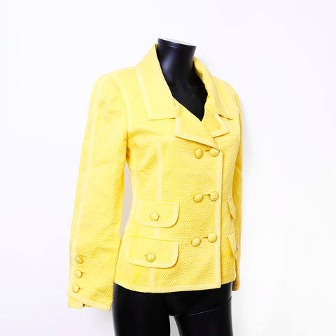 Chanel size:36 jacket skirt set yellow WS6602