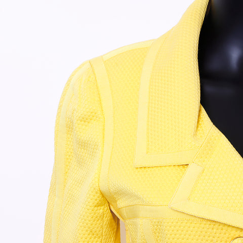 Chanel size:36 jacket skirt set yellow WS6602