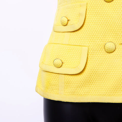 Chanel size:36 jacket skirt set yellow WS6602