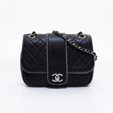 Chanel Chanel Matelasse No. 27肩带黑色WS6616