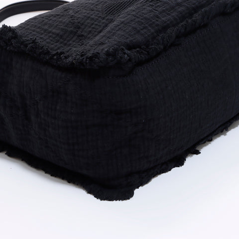 Chanel Chanel 2way Deauville 30手提袋黑色WS6620