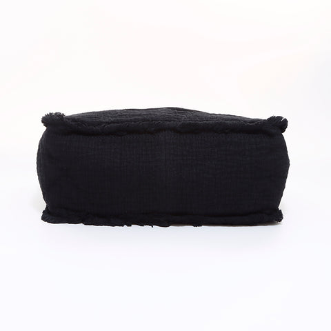 Chanel Chanel 2way Deauville 30手提袋黑色WS6620