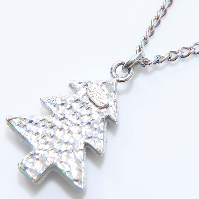 シャネル CHANEL クリスマスツリーモチーフ ネックレス ホワイト