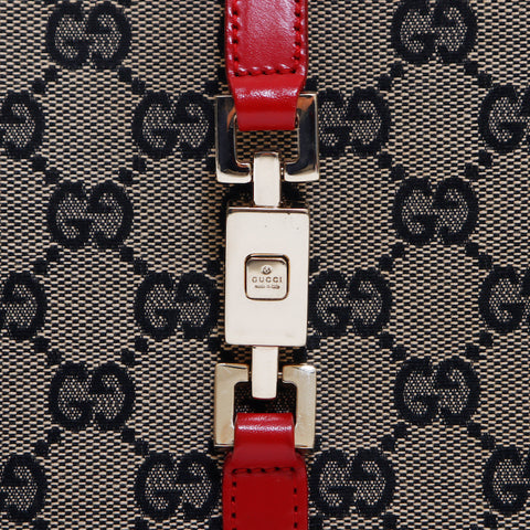 グッチ GUCCI GGキャンバス ハンドバッグ ベージュ  レッド WS6632