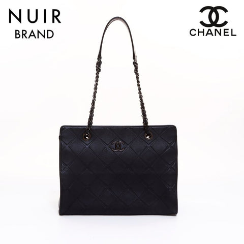 シャネル CHANEL 22番台 ショルダーバッグ ブラック WS6638