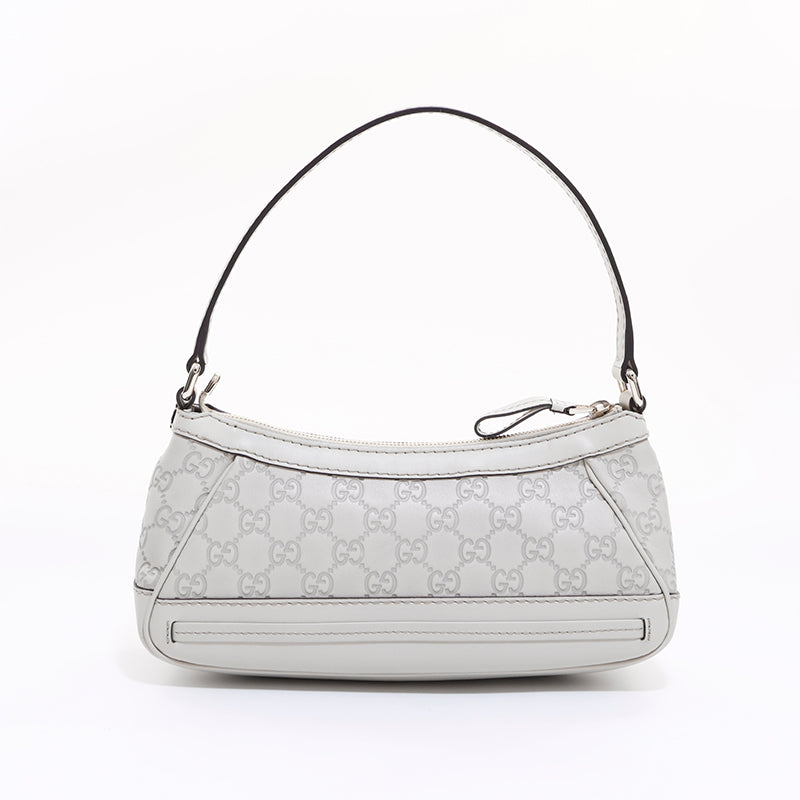 GUCCI グッチ　メッシュバッグ　ワンハンドバッグ　ホワイト　軽量 グッチ GUCCI グッチシマメイフェア ハンドバッグ ホワイト WS6656