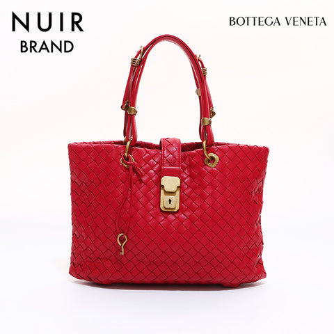 Bottegaveneta Intrecciato MINI Tote Bag Red WS6660