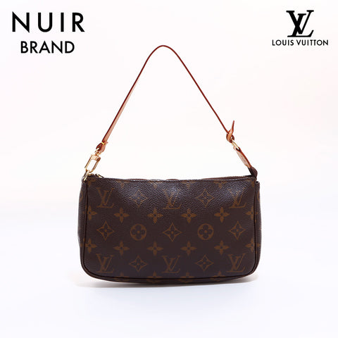 Louis Vuitton LOUIS VUITTON Monogram Pochette Accessories Handbag Brown WS6664