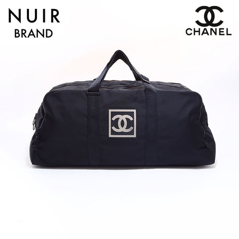Chanel Sports Line No. 7 Boston Bag Black WS6665