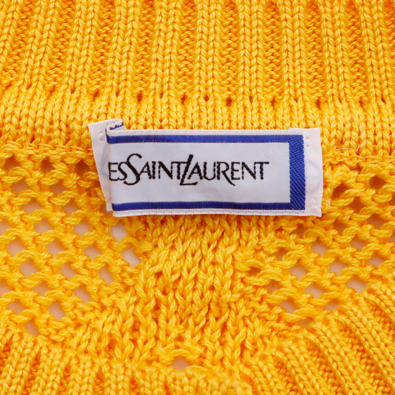 Yves Saint Laurent YVES SAINT LAURENT Size:M Cardigan Yellow