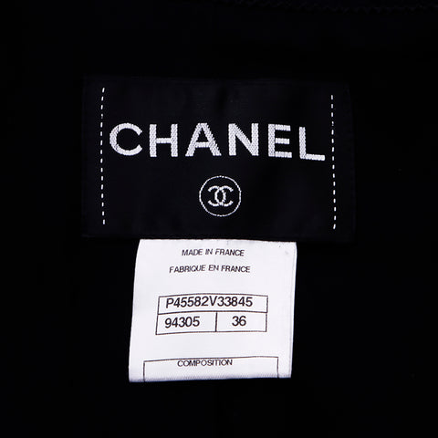 シャネル CHANEL Size:36ココボタンキャンバスロング コート ネイビー WS6686