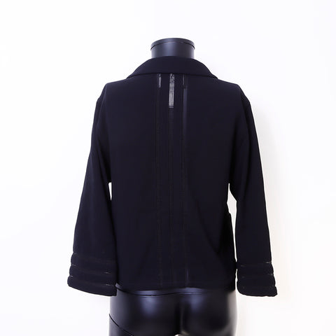 シャネル CHANEL ジャケット スカート セットアップ ブラック WS6701