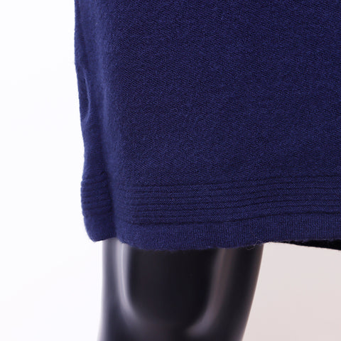 CHANEL COCO Mark 2009s cashmere knit Size: 40 one piece Navy WS6703