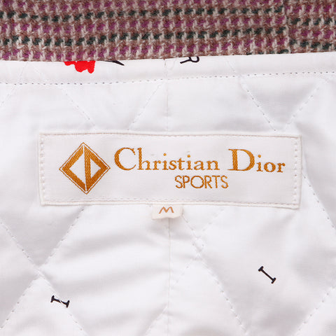 クリスチャンディオール Christian Dior Size:M 中綿 ウール コート マルチカラー WS6707