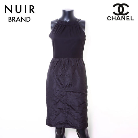 シャネル CHANEL Size:36 シルク ワンピース ブラック WS6721