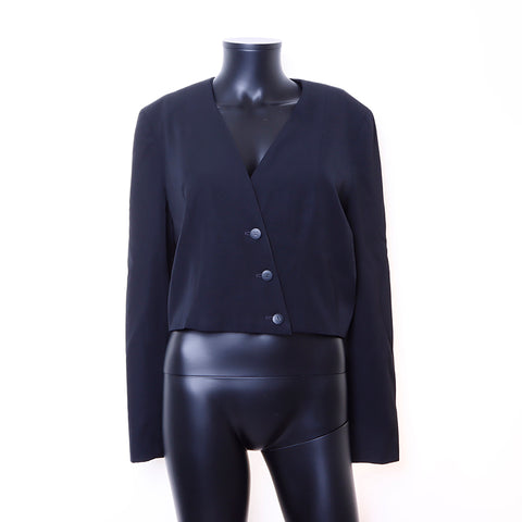 CHANEL Size: 42 No color COCO Mark button 2000 P15394 Jacket black WS6725