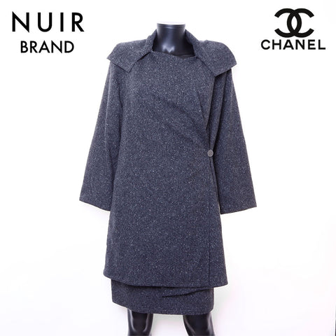 シャネル CHANEL Size:40 カシミア スーツ グレー WS6727