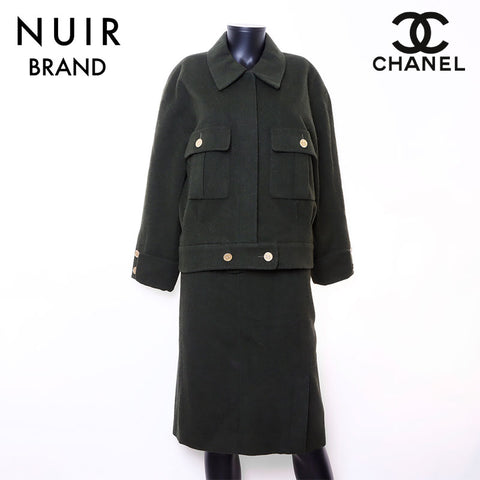 シャネル CHANEL スーツ グリーン WS6734
