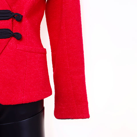 Christian Dior Size:9 Wool Setup Suit Red WS6736