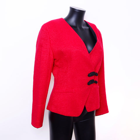 Christian Dior Size:9 Wool Setup Suit Red WS6736