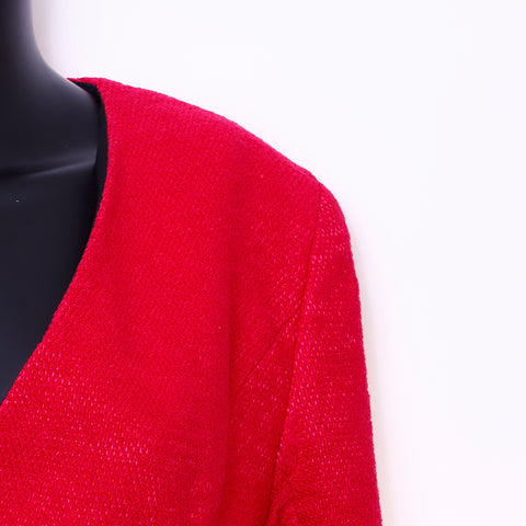Christian Dior Size:9 Wool Setup Suit Red WS6736