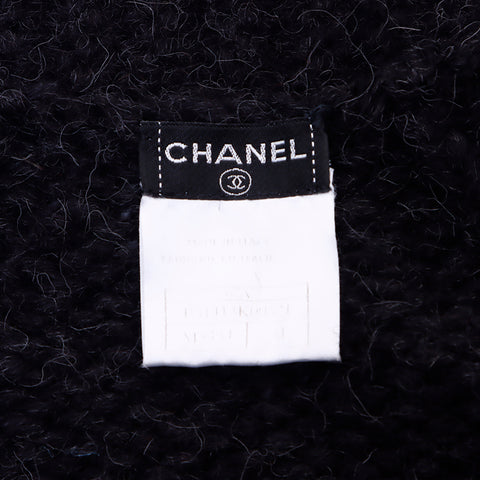 シャネル CHANEL Size:34 アルパカ カーディガン ブラック WS6743