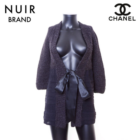 シャネル CHANEL Size:34 アルパカ カーディガン ブラック WS6743