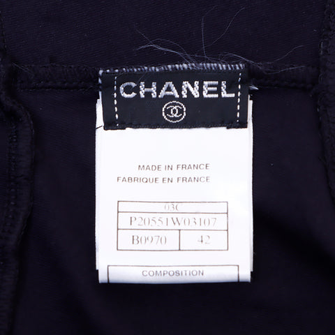 シャネル CHANEL Size:42 マイヨ ココマーク ワンピース ブラック WS6749