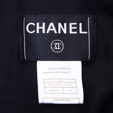 シャネル CHANEL Size:36 ジャケット ブラック WS6754