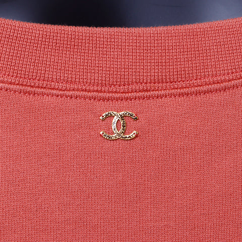 Chanel Chanel Taille: L Coco Mark T-shirt à manches courtes Brown WS6758